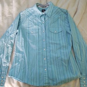 Womens large western show shirt